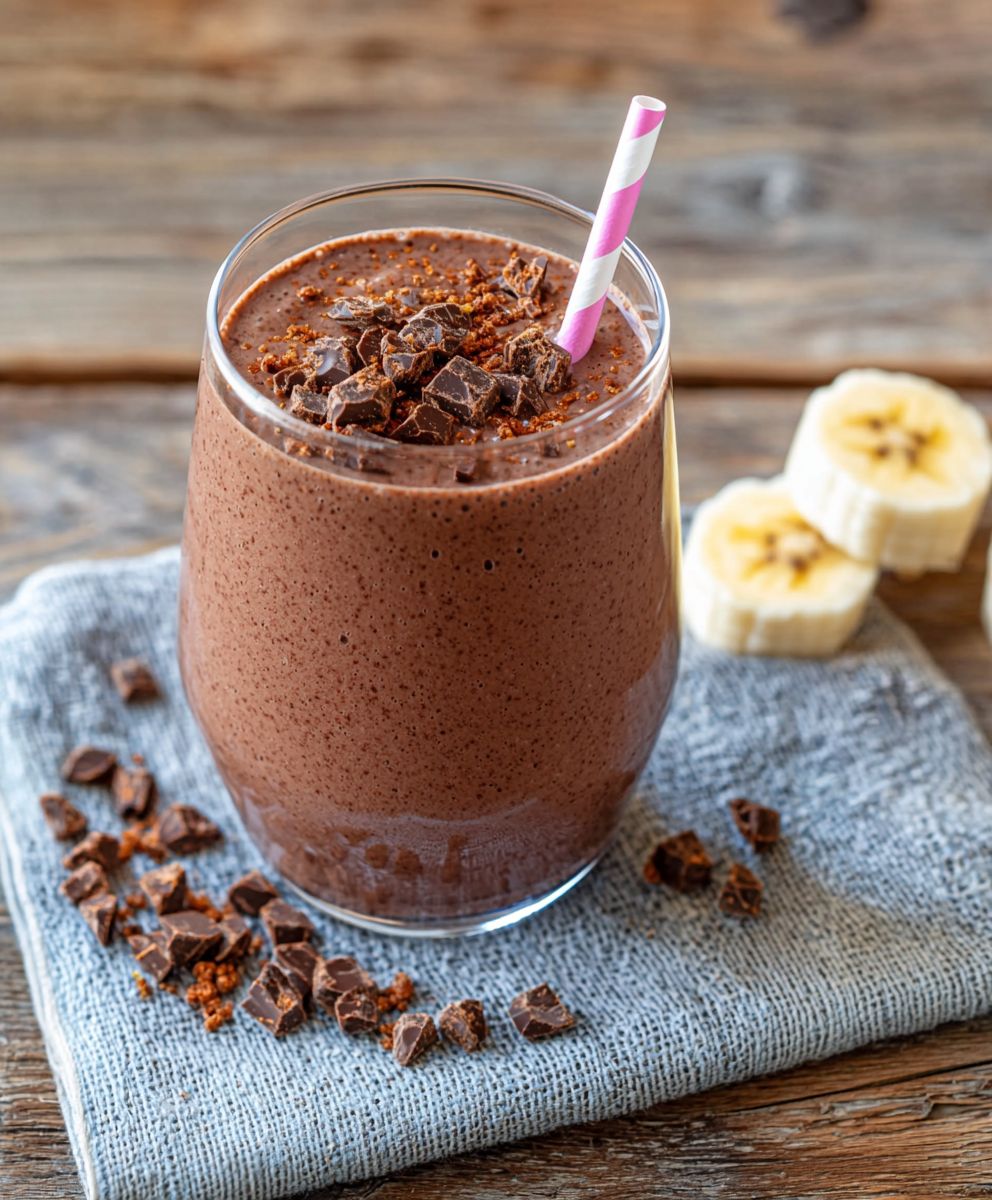 Schokoladenshake Banane selber machen