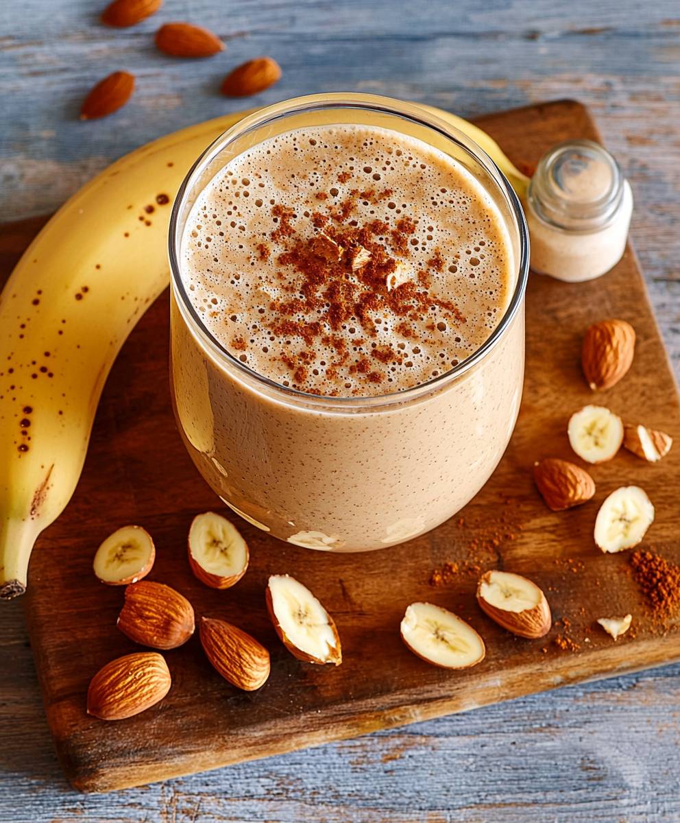Bananen Mandel Smoothie