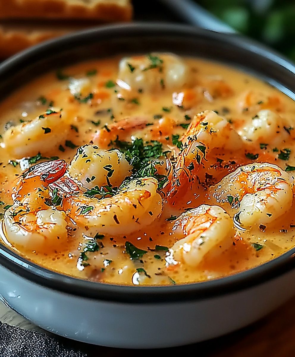 Meeresfrüchtesuppe Krabben Garnelen