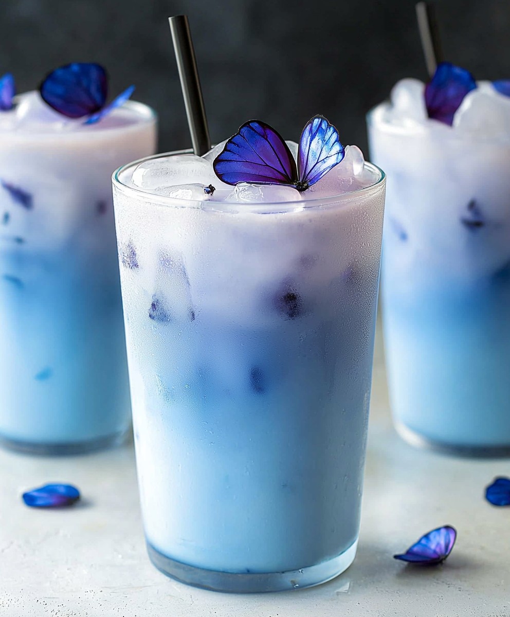 Butterfly Pea Flower Tea Latte