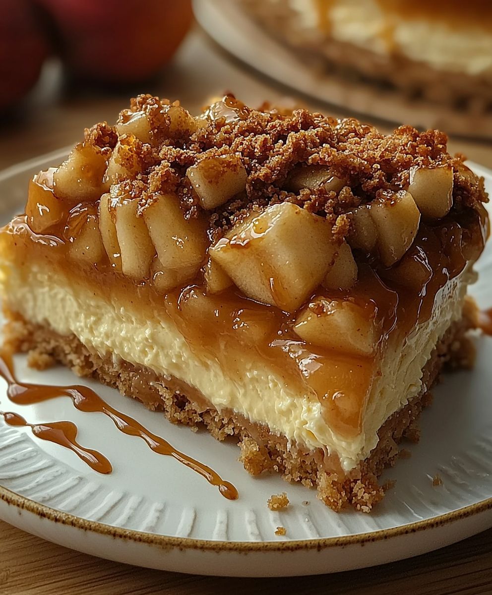 Apfelkuchen Cheesecake ohne Backen