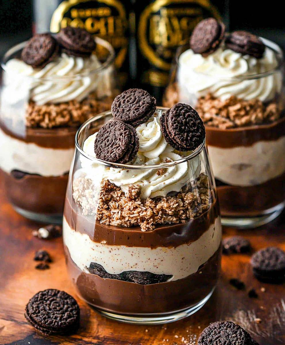 Baileys Cookies and Cream Parfaits