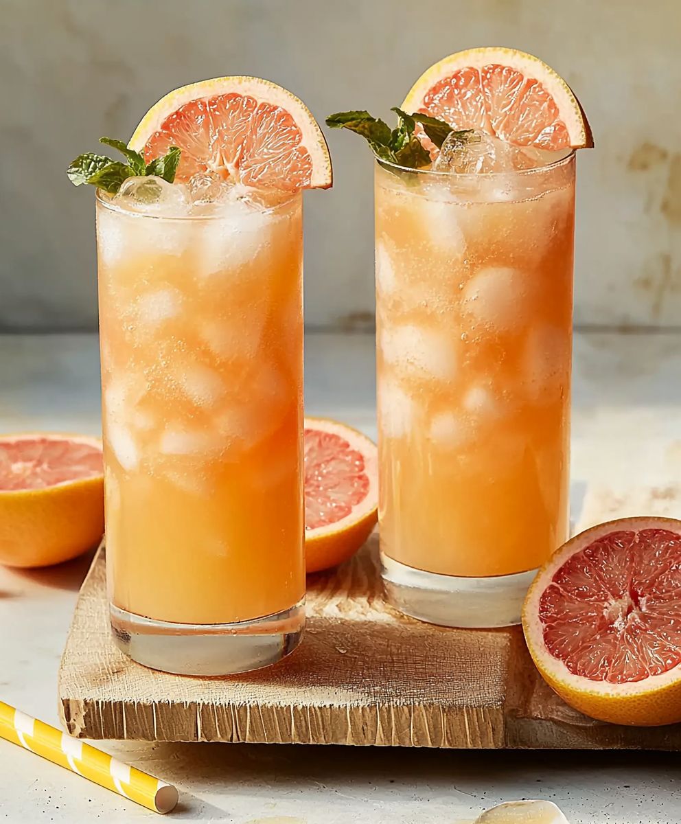 Grapefruitlimonade herstellen