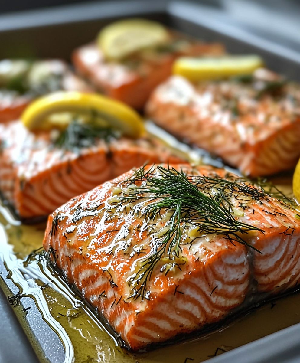 Lachs mit Dill Zitrone