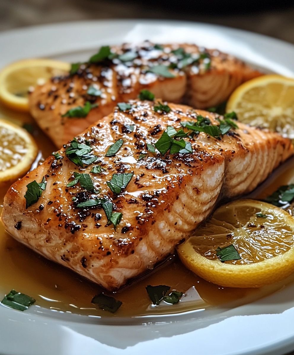 Orange Ingwer Lachs