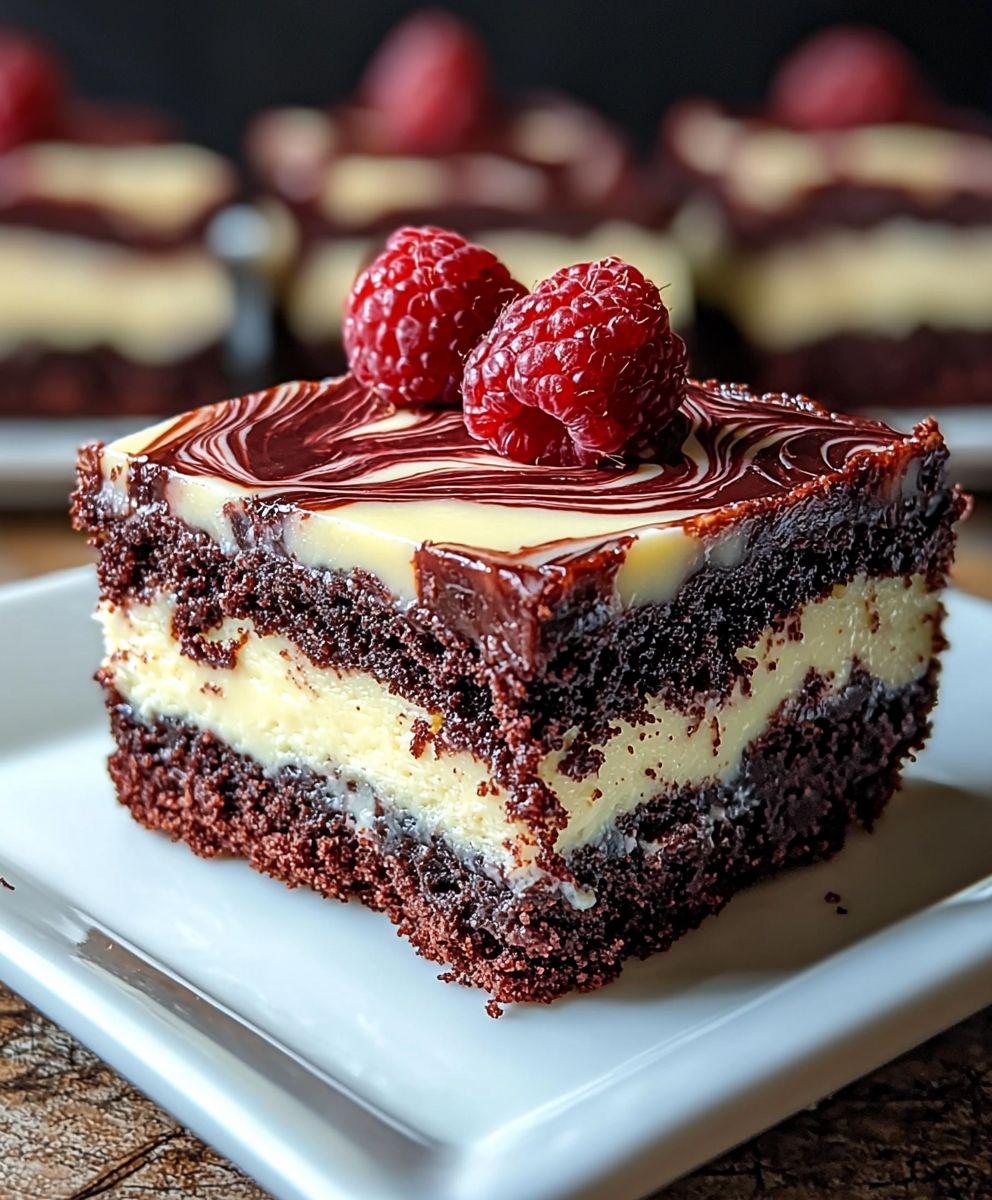 Red Velvet Käsekuchen Brownies