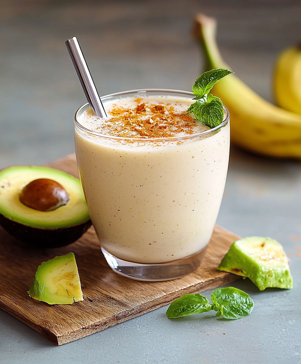 Bananen Avocado Shake