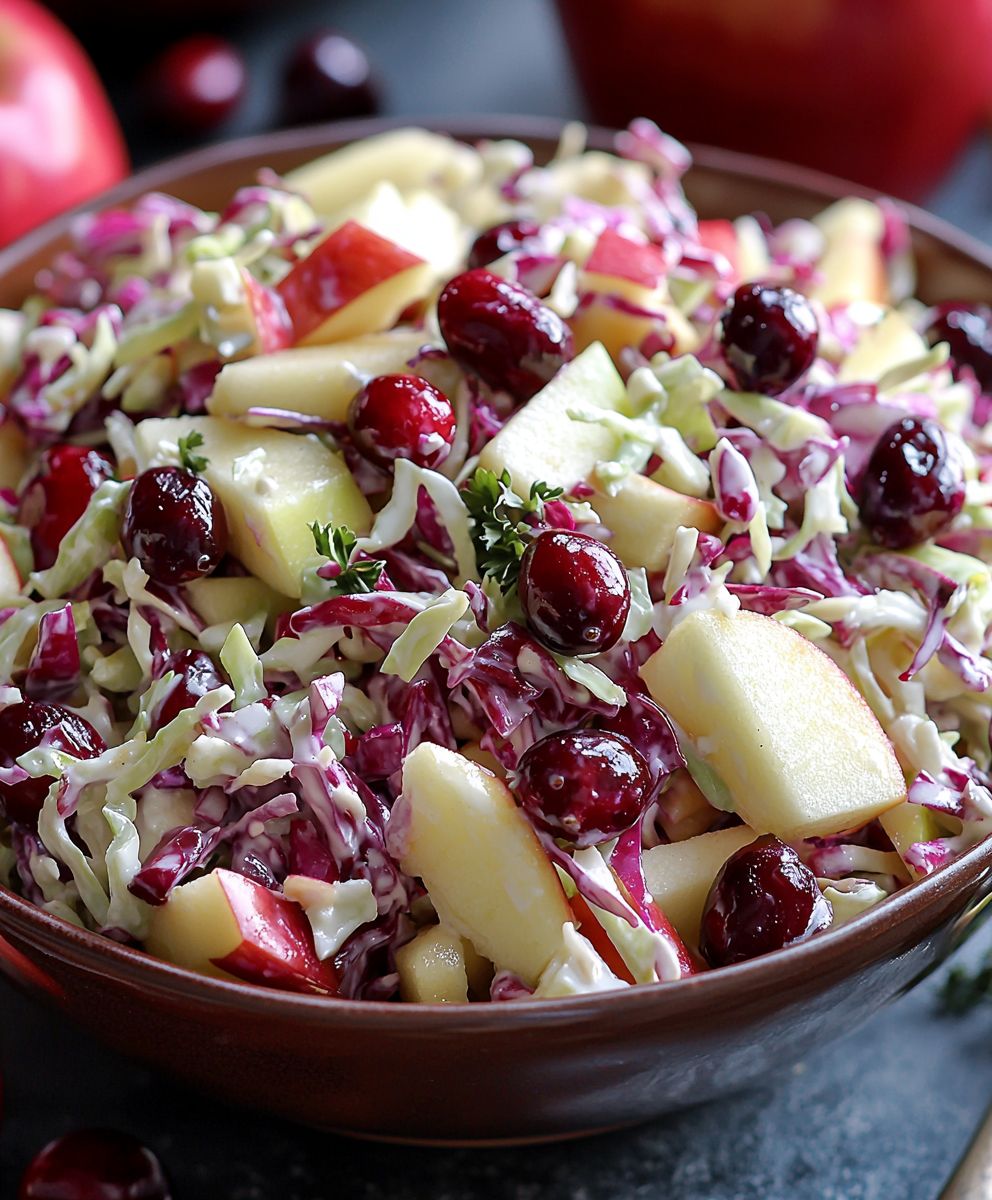 Cranberry Apfel Krautsalat