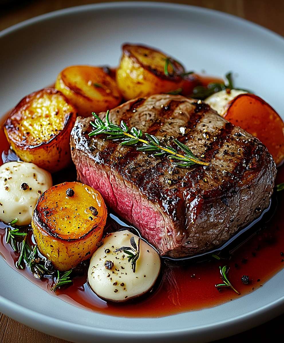 Lendensteak provenzalisch zubereiten