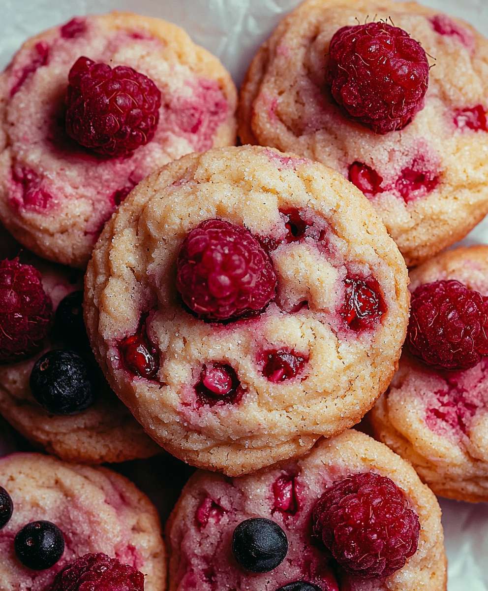 Himbeerkekse backen