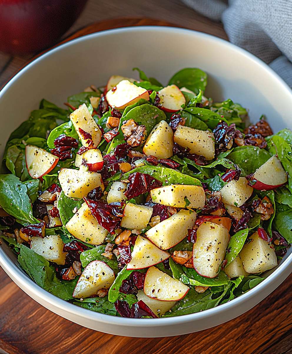 Herbstlicher gehackter Salat