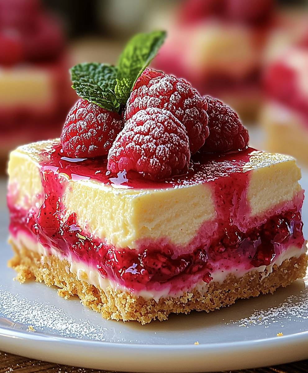 Himbeer Zitronen Käsekuchen ohne Backen
