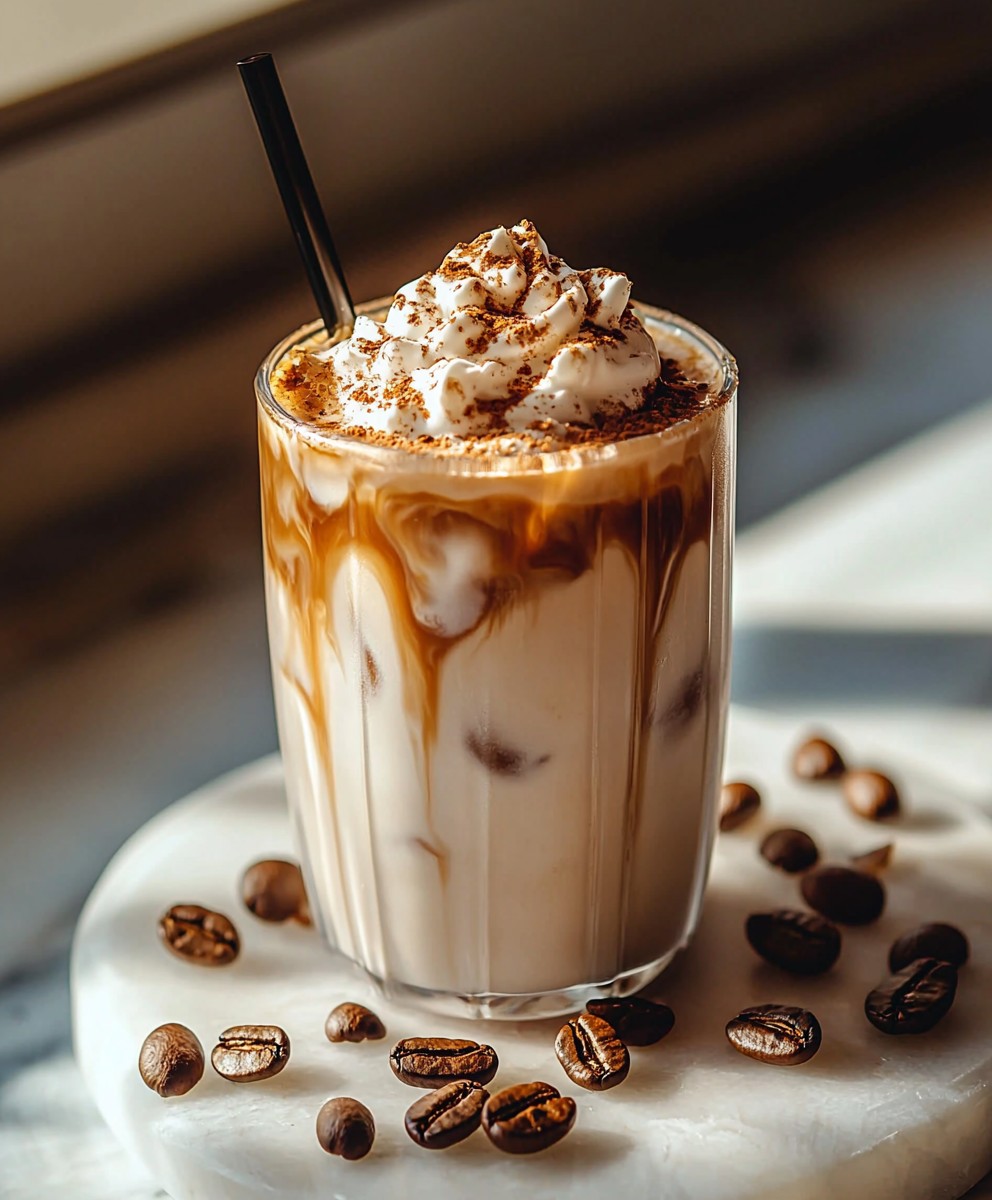 Eiskaffee mit Cashewmilch
