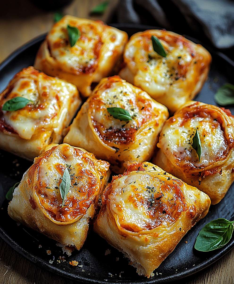 Pizza Brötchen backen