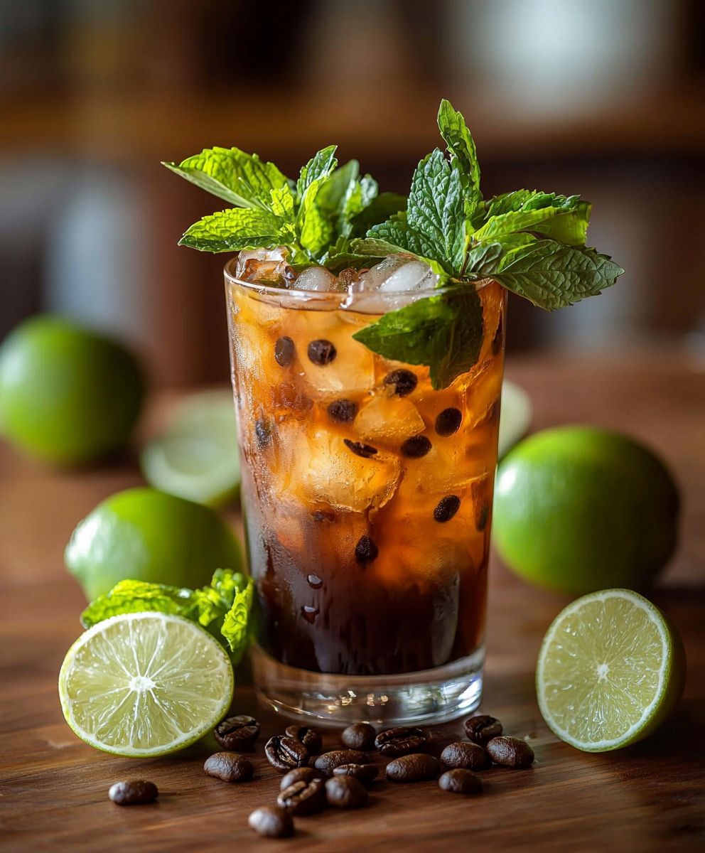 Eiskaffee Mojito selber machen