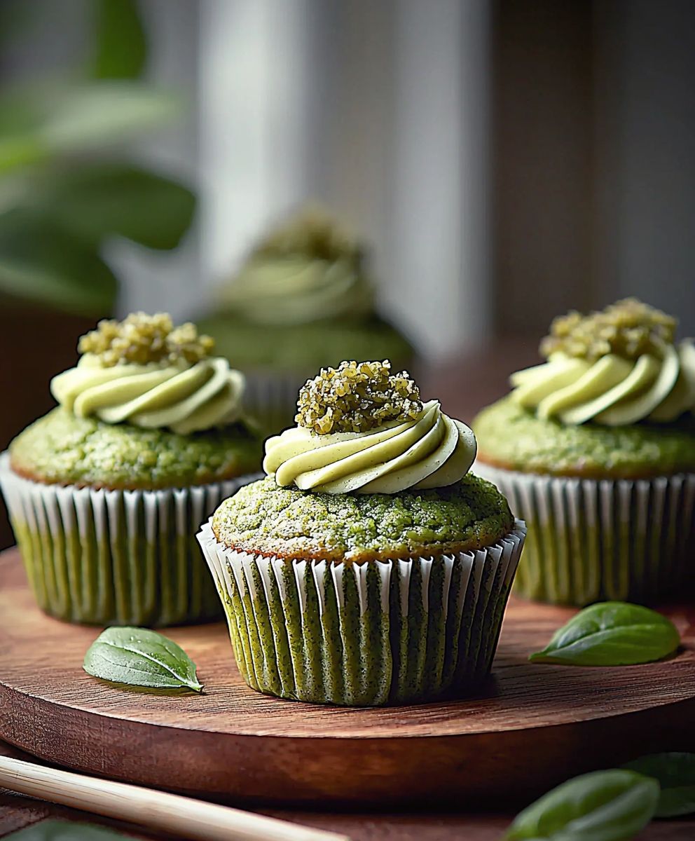 Matcha Muffins backen
