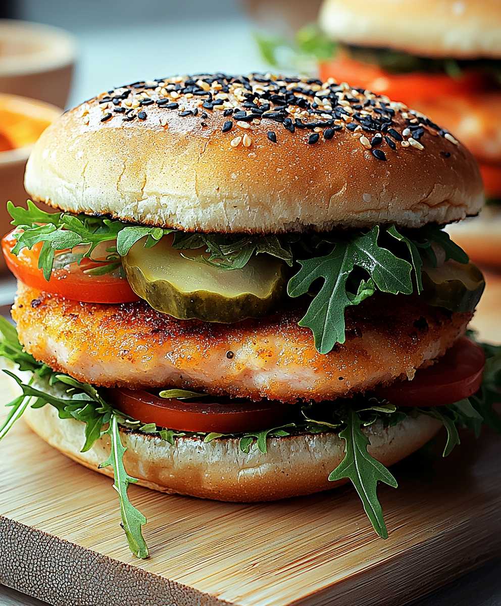 Lachsburger selber machen