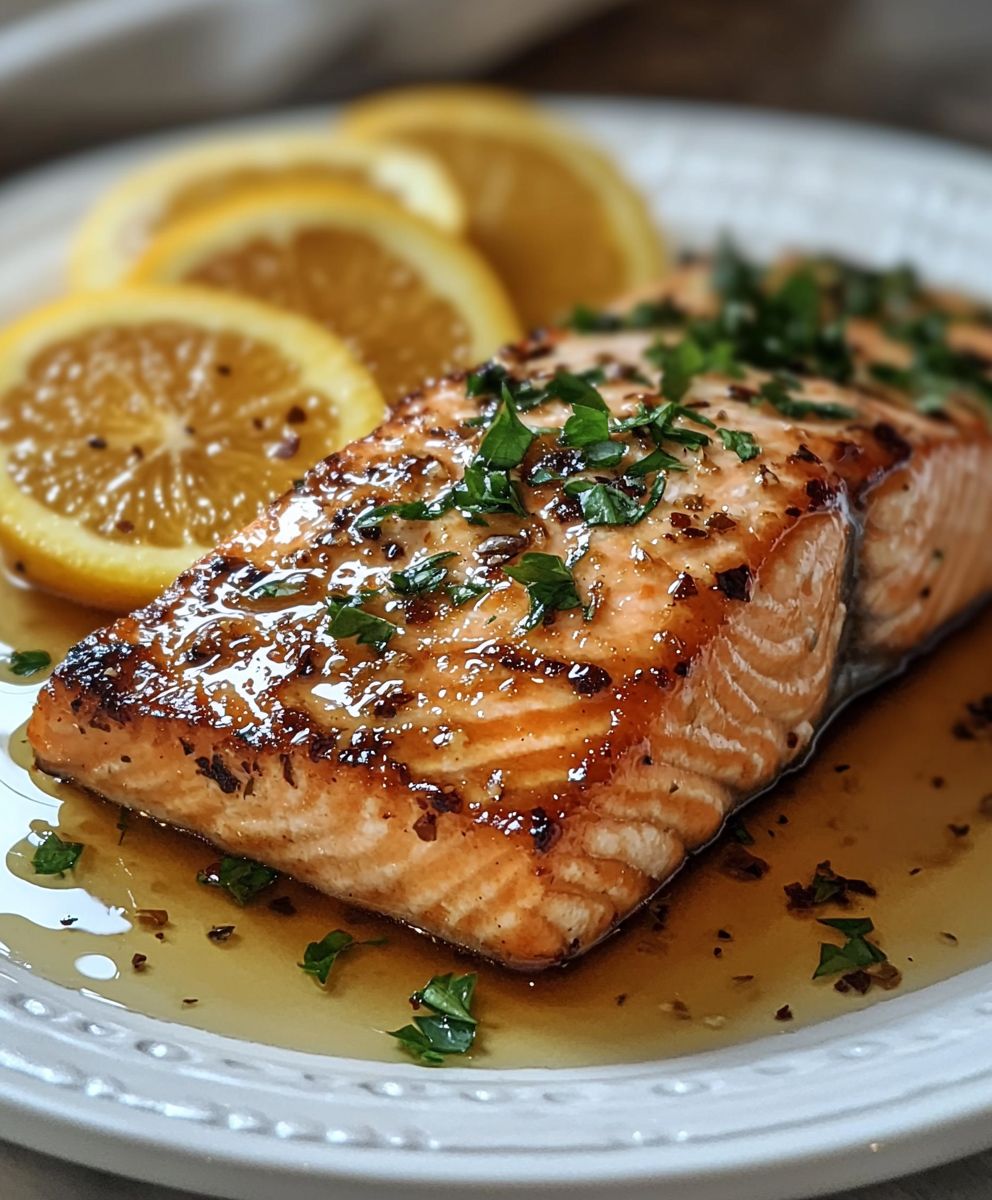 Orange Ingwer Lachs