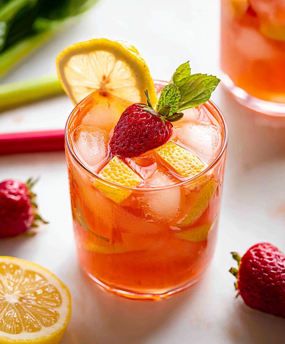 Rhabarberlimonade selber machen