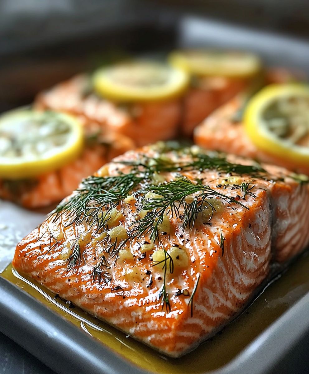 Lachs mit Dill Zitrone