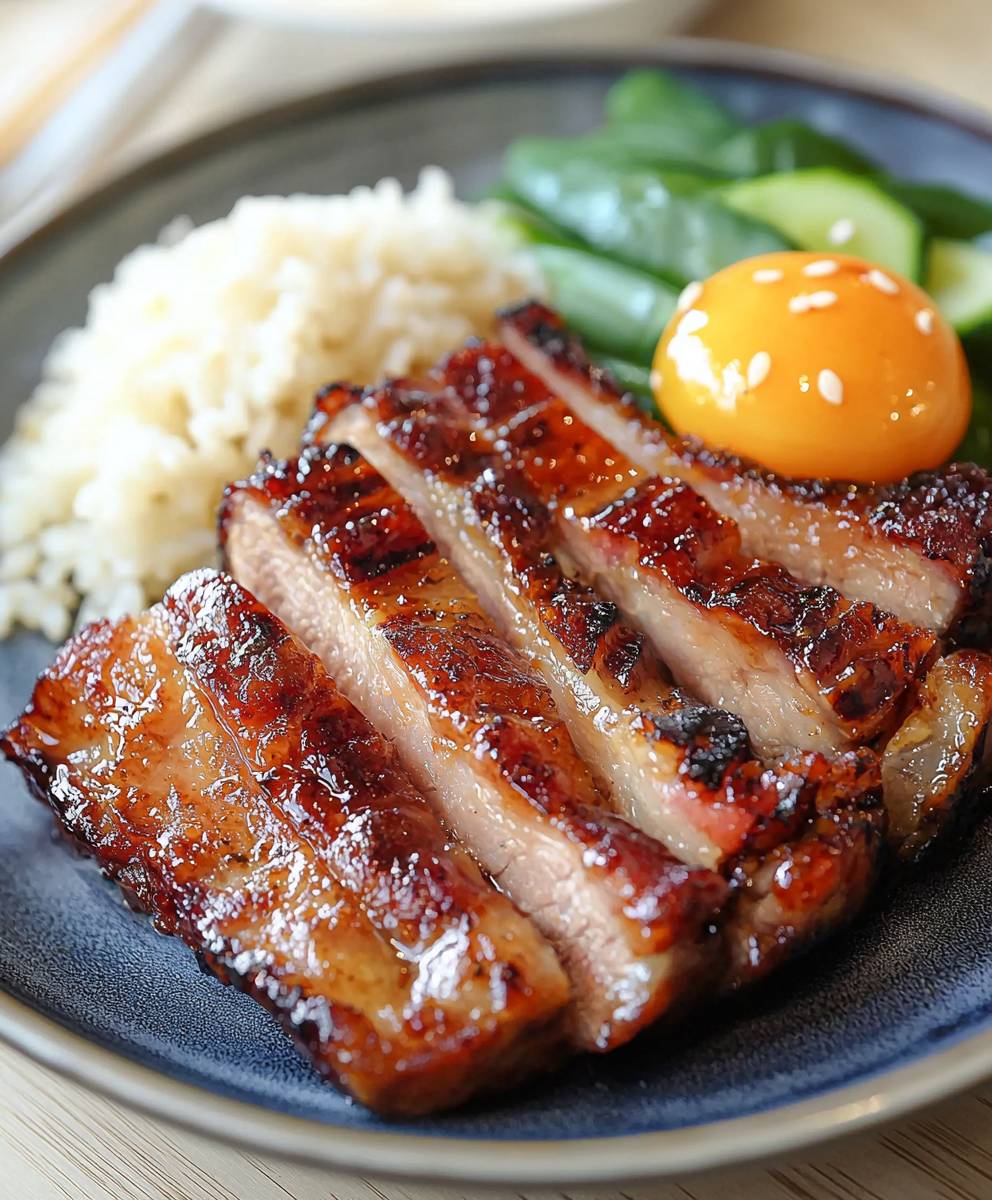 BBQ Schweinefleisch Hongkong Art