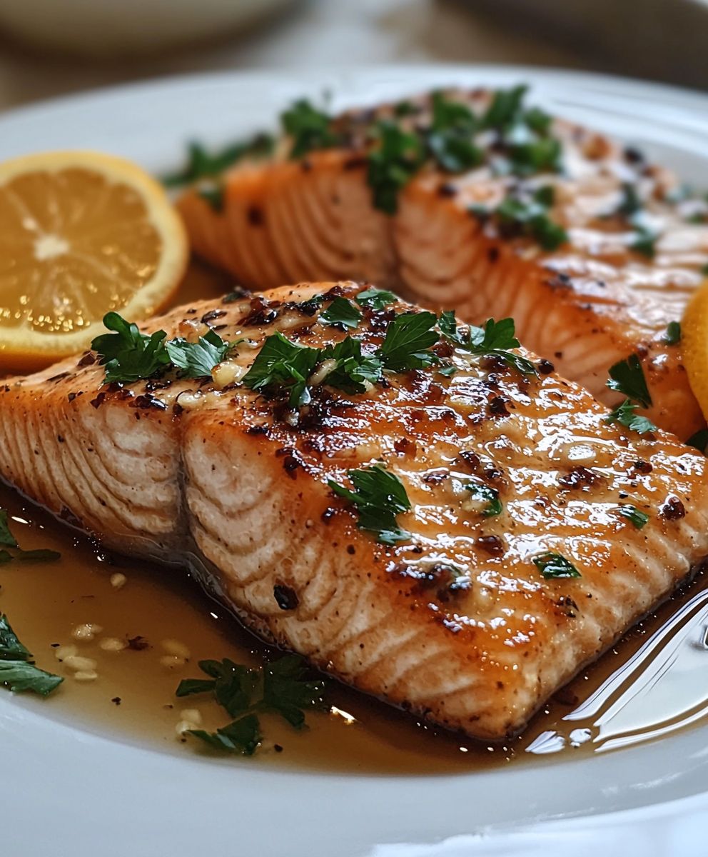 Orange Ingwer Lachs