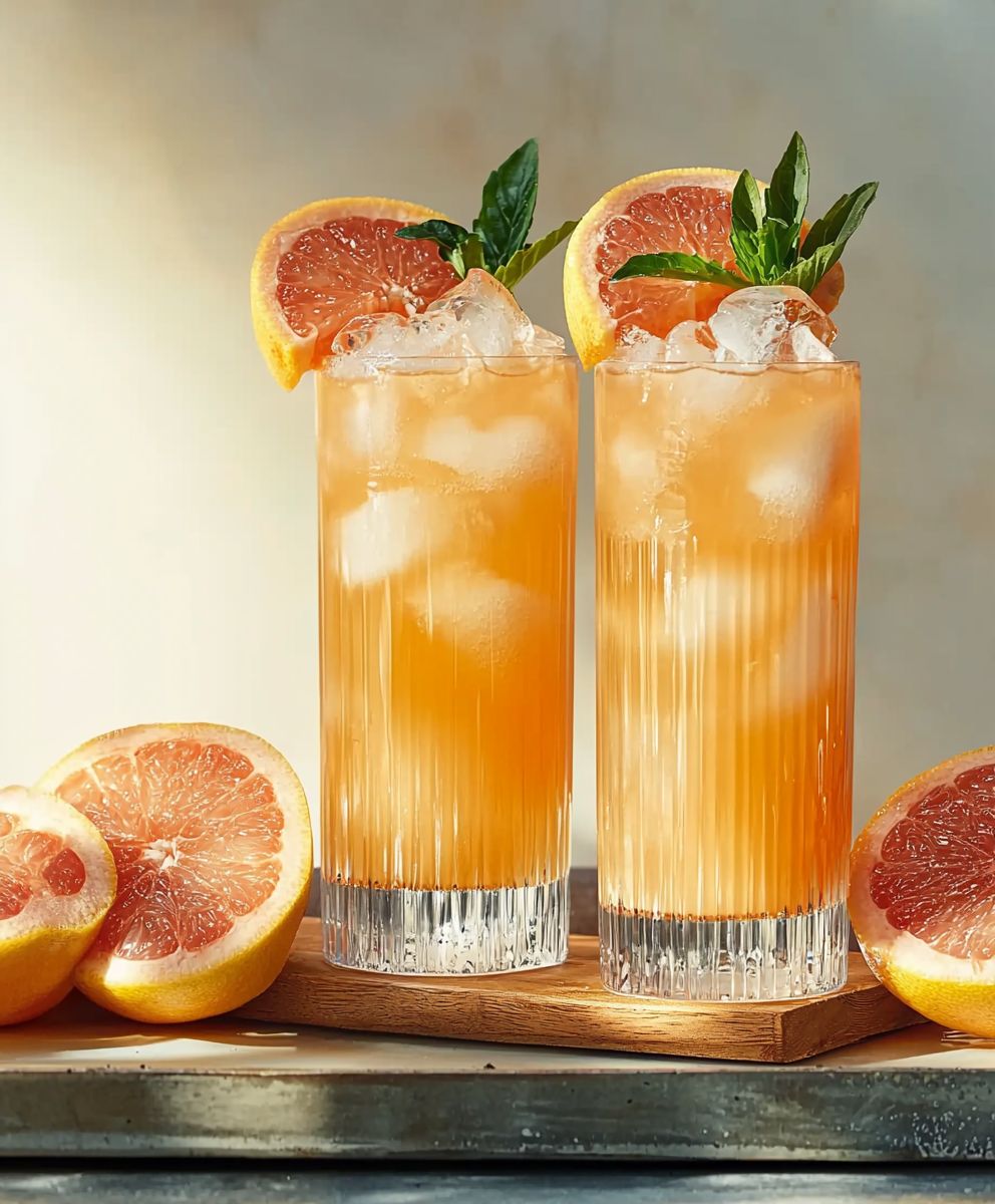Grapefruitlimonade herstellen