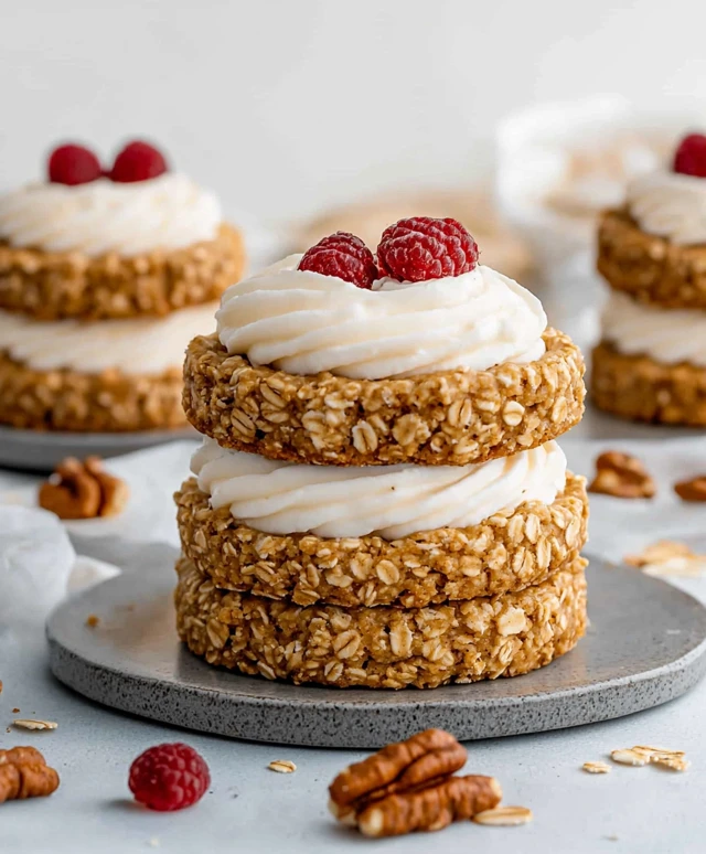 vegane Haferflocken Törtchen