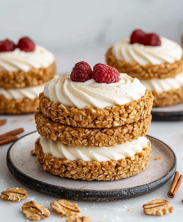 vegane Haferflocken Törtchen