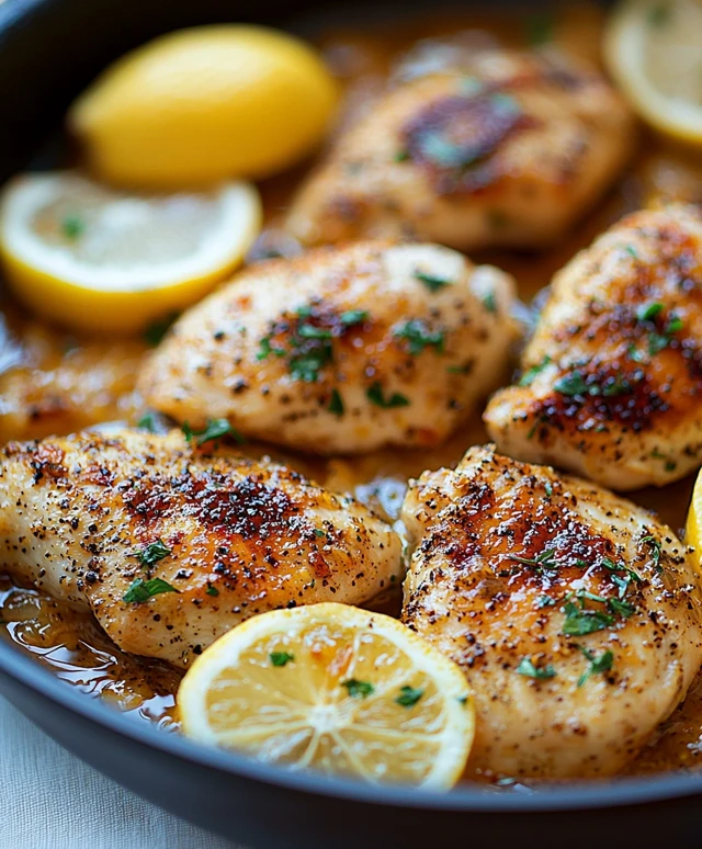 Hühnchen mit Zitronenpfeffer