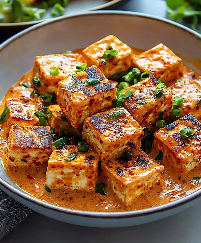 Würziger Tofu mit Kokossauce