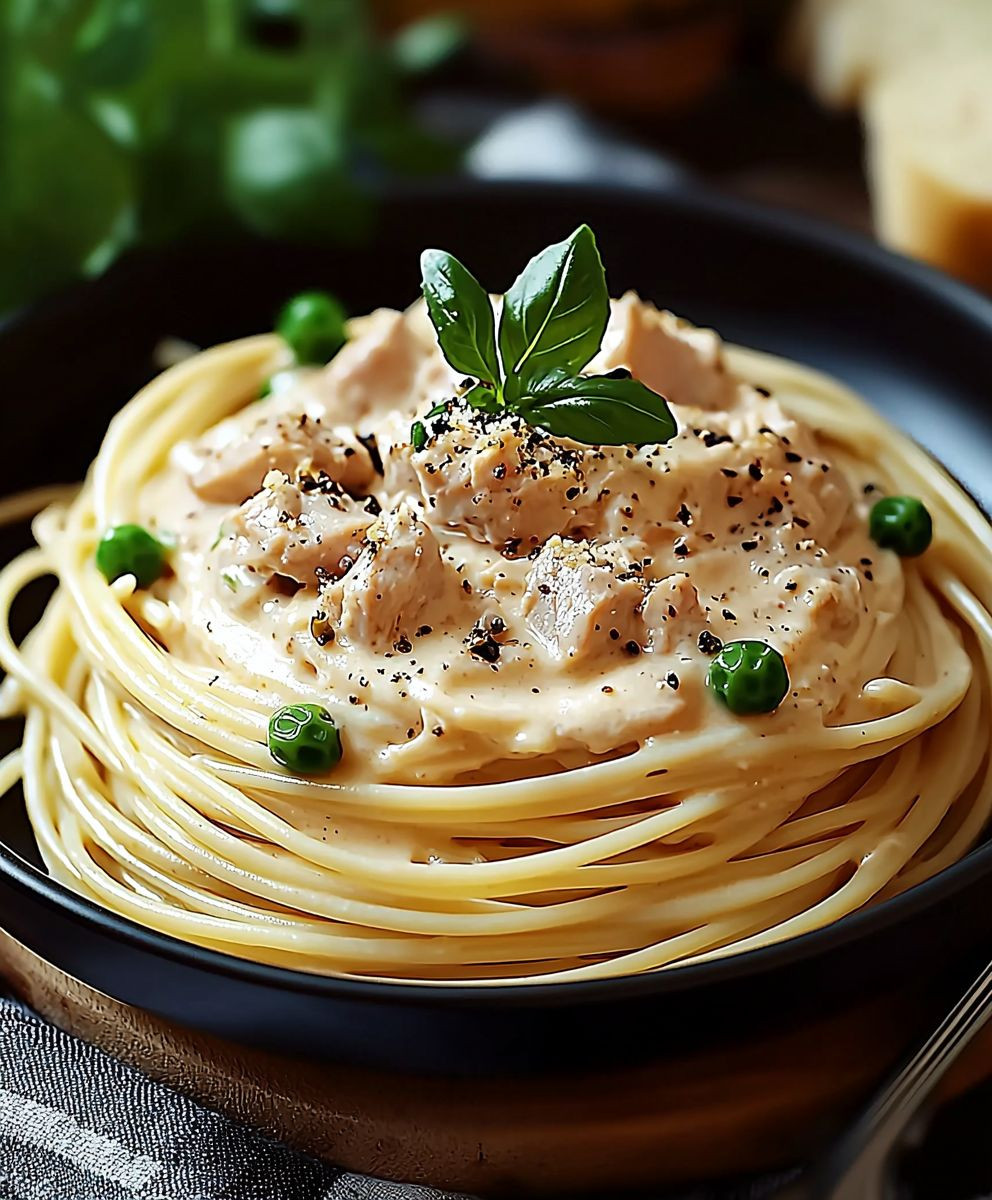 Thunfisch Sahne Soße Spaghetti