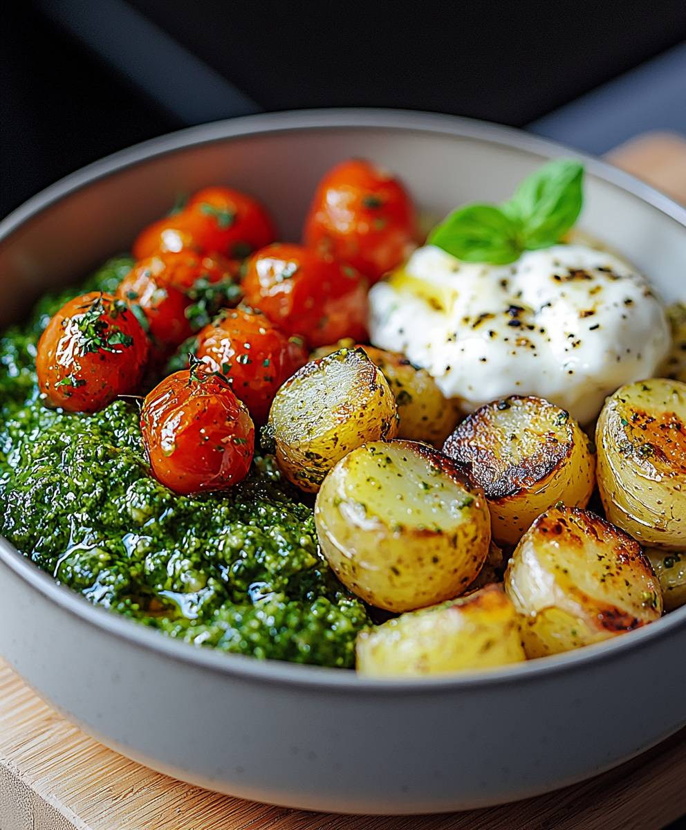 Pesto Kartoffel Bowl