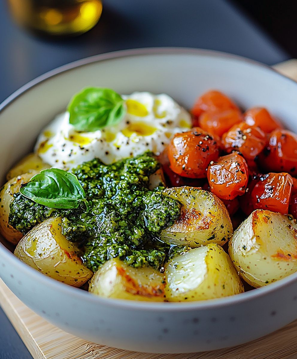 Pesto Kartoffel Bowl