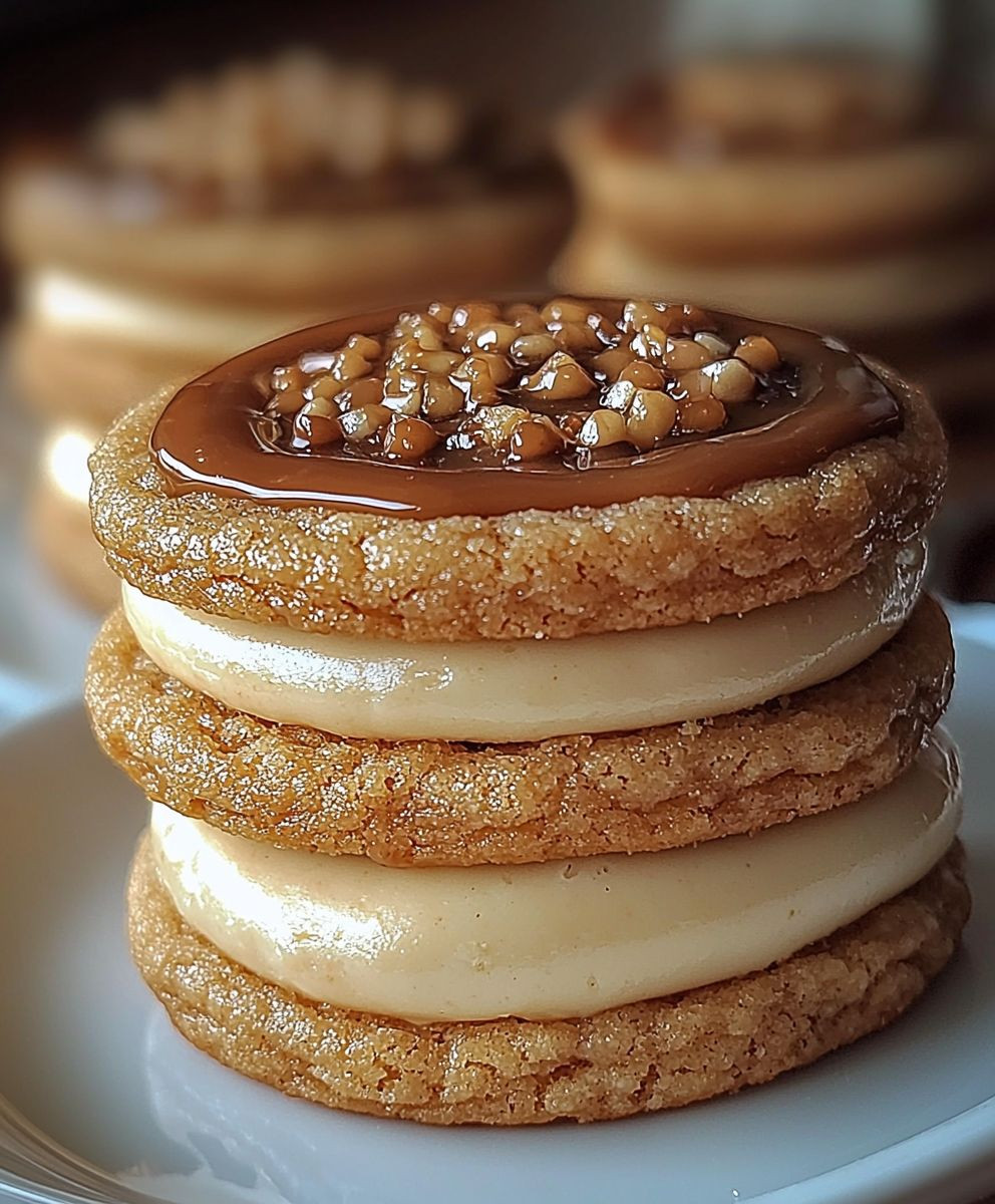 Karamell Käsekuchen Kekse