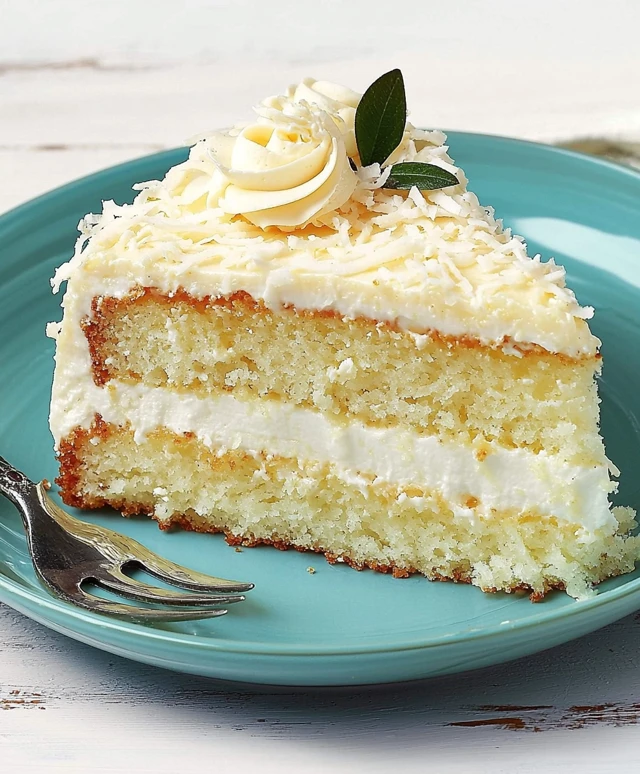 Kokos-Schichtkuchen backen