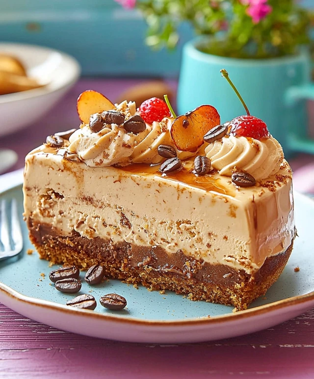 Kaffee-Eiscremetorte