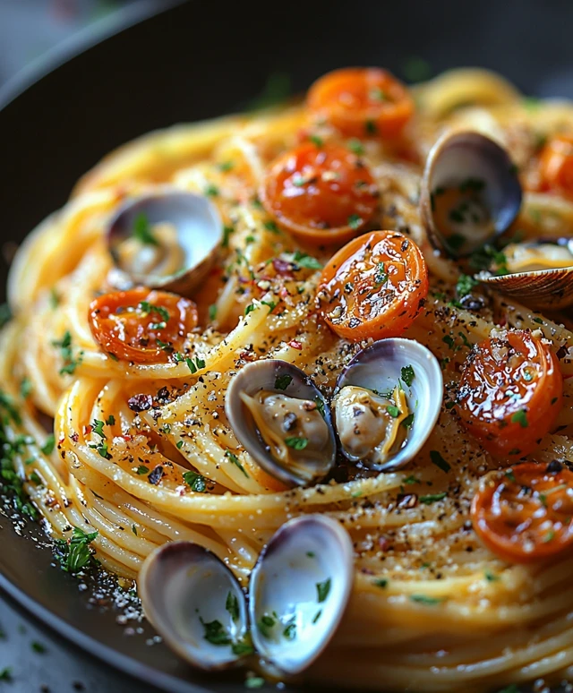 Linguine mit Venusmuscheln