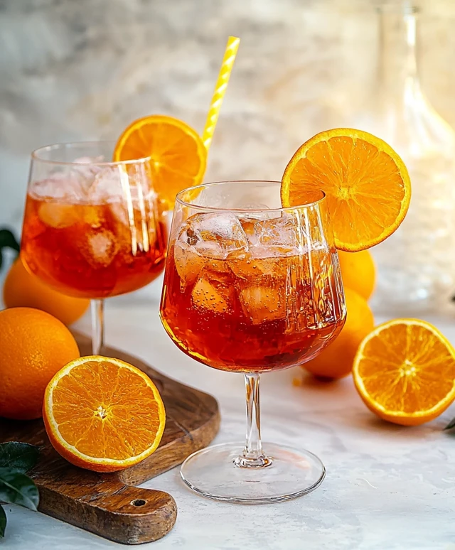 Aperol Spritz Cocktail