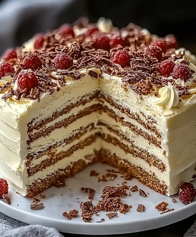 Italienischer Sahne Kuchen