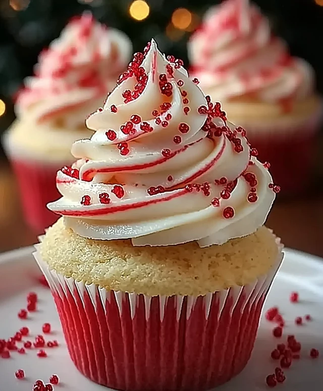Zuckerstangen Cupcakes Ideen
