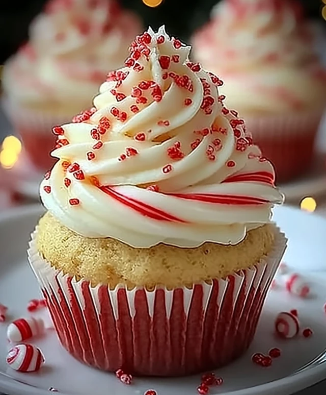 Zuckerstangen Cupcakes Ideen