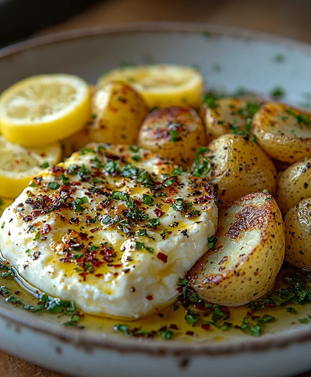 Burrata Kartoffelbowl mit Vinaigrette