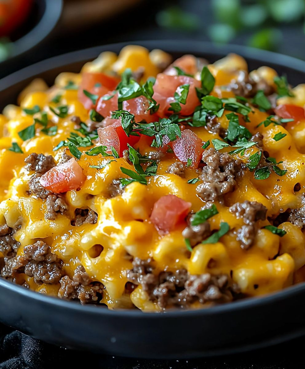 Cheeseburger Auflauf Low Carb