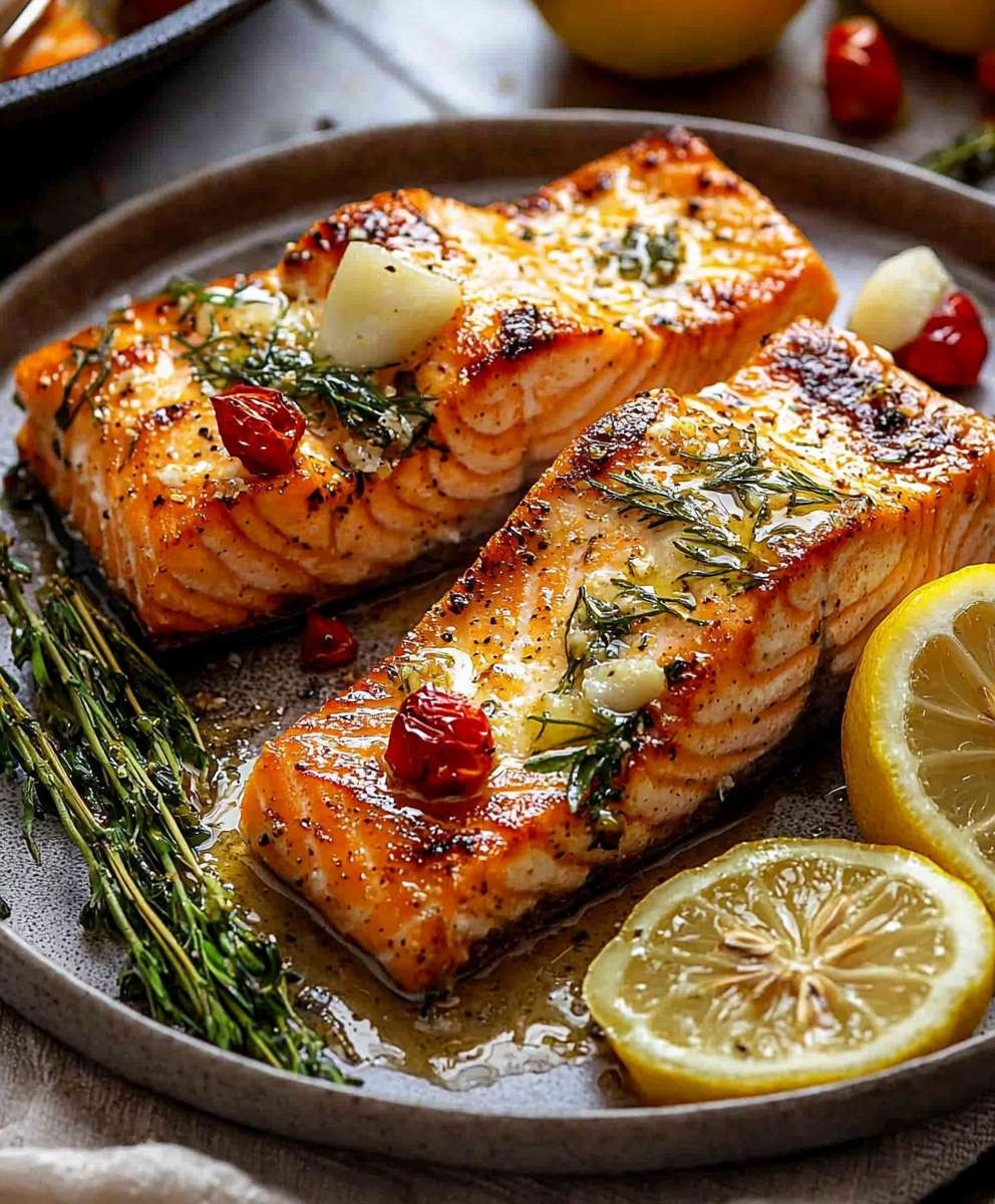Blechkuchen mit Lachs