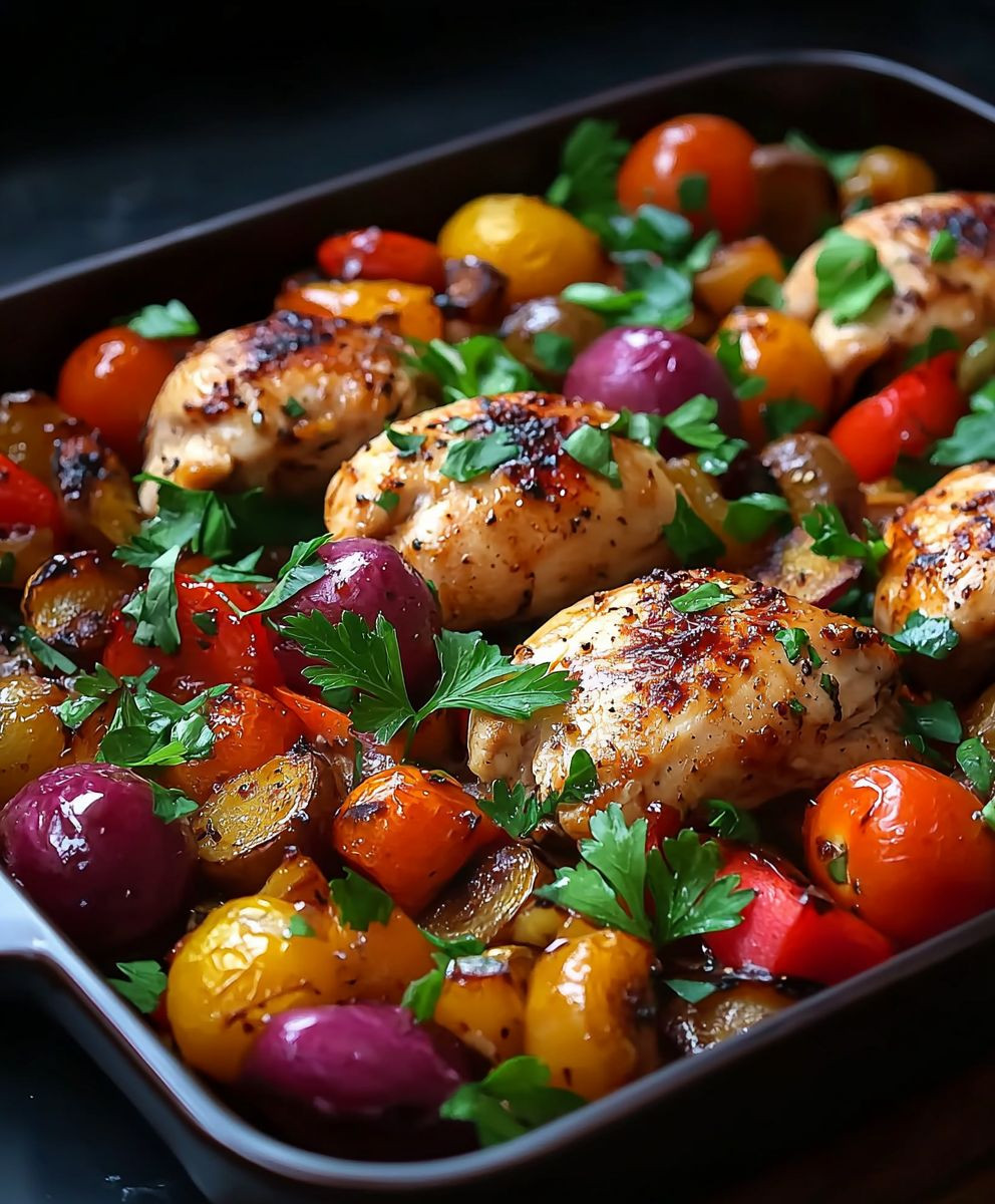 Hähnchen Gemüse Pfanne