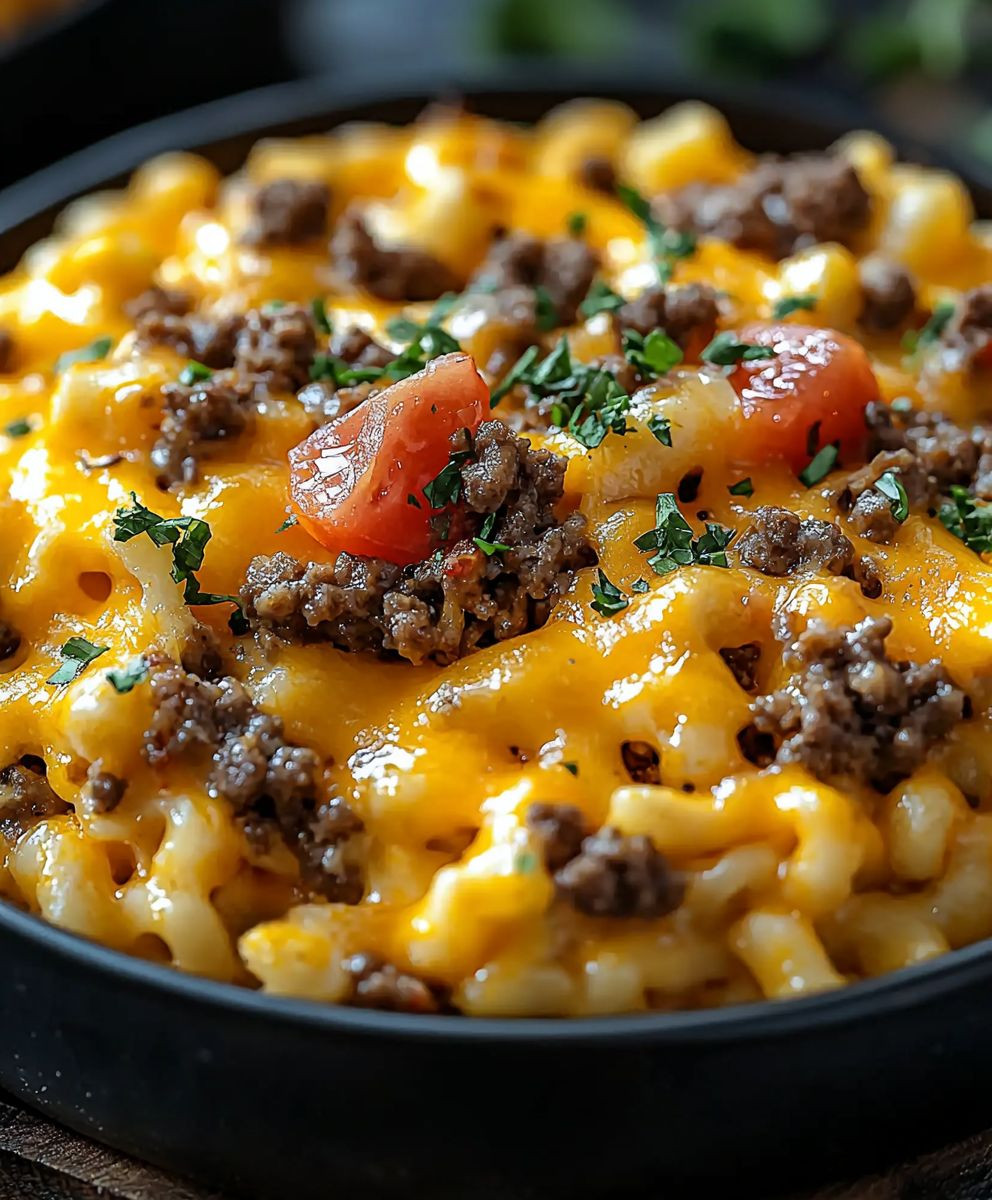 Cheeseburger Auflauf Low Carb