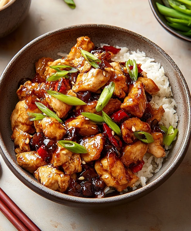 Kung Pao Hühnchen Gericht