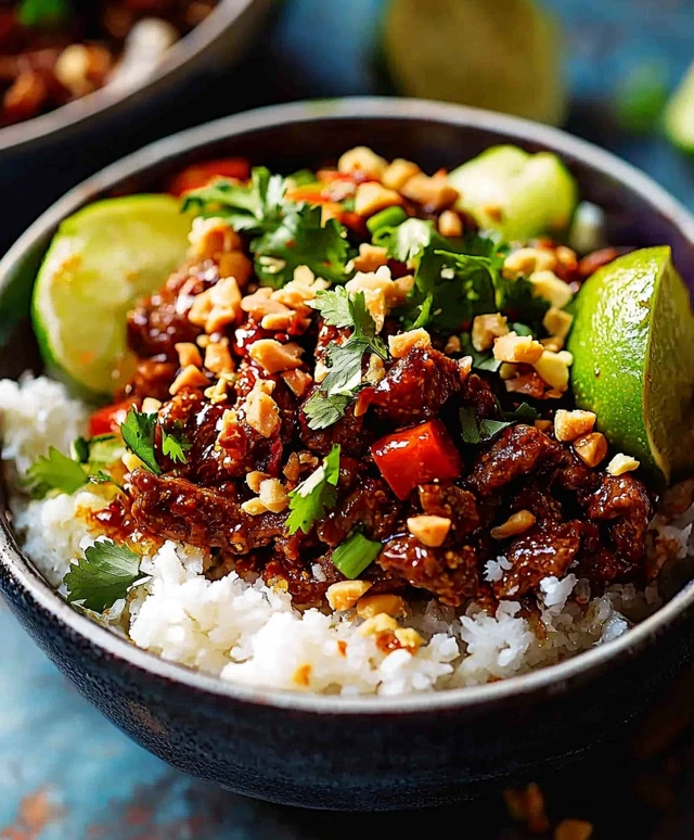 Thailändische Sweet-Chili-Rindfleisch