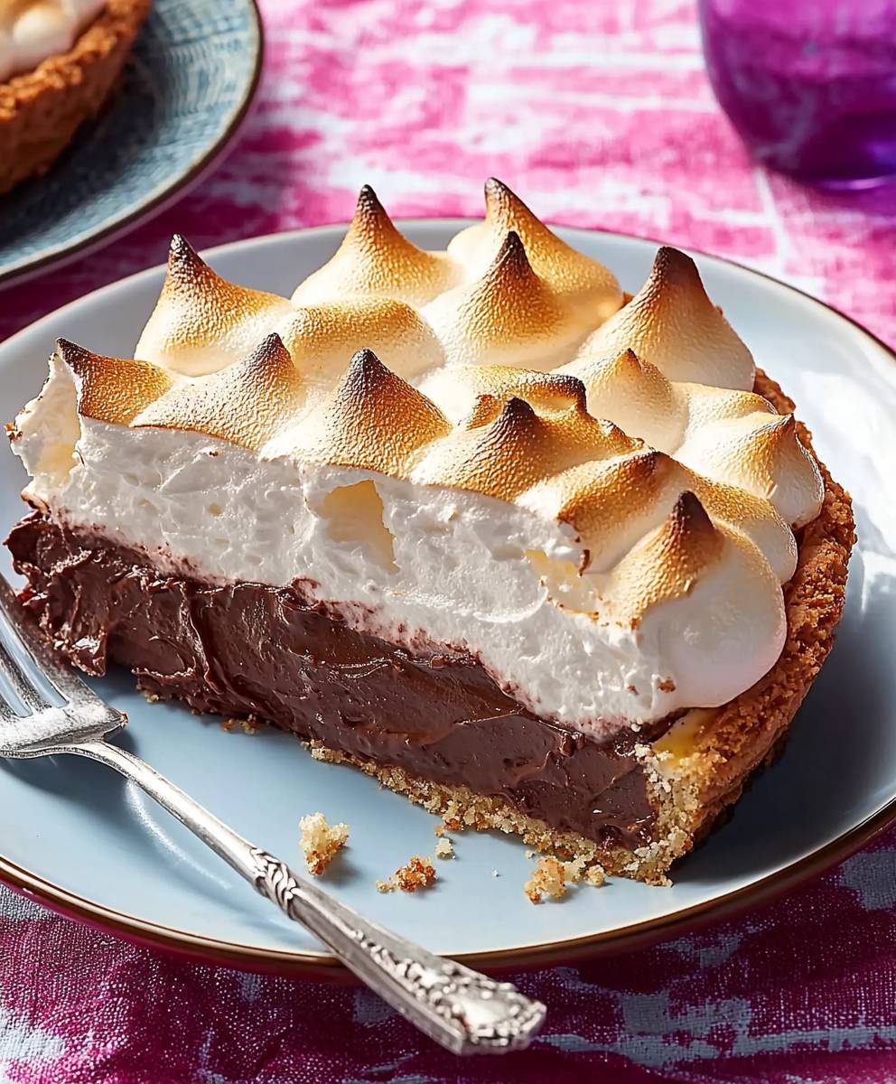 Schokoladen Baiser Torte